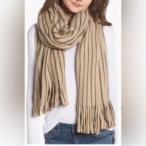 La Double 7 Fringed Stripe Scarf from Nordstrom